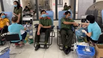 Công an TP Hồ Chí Minh hưởng ứng chương trình “Giọt máu nghĩa tình vì đồng đội thân yêu”