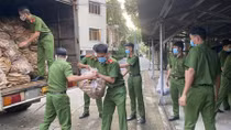 Công an tỉnh Đắk Nông ủng hộ 12 tấn nông sản cho TP Hồ Chí Minh