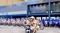 Đoàn thanh niên mở cao điểm tham gia đảm bảo trật tự ATGT