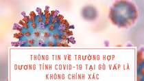 Thông tin về trường hợp dương tính COVID – 19 tại Gò Vấp là không chính xác