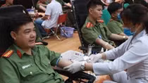 Học viện ANND hiến máu tình nguyện 