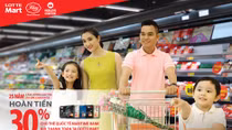 Hoàn tiền 30% tại Lotte Mart khi chi tiêu bằng thẻ quốc tế Maritime Bank