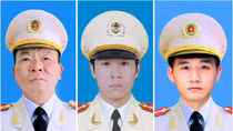 Tổ chức trọng thể lễ tang 3 liệt sỹ Công an nhân dân