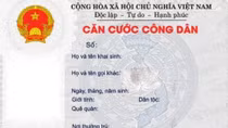 Chính thức thu lệ phí cấp mới Căn cước công dân