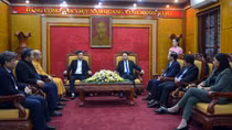 Đoàn đại biểu tôn giáo chúc mừng thành công Đại hội Đảng bộ tỉnh Yên Bái 
