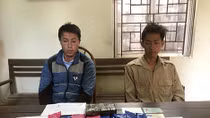 Bắt hai đối tượng thu 1 bánh heroin và hơn 5 nghìn viên ma túy
