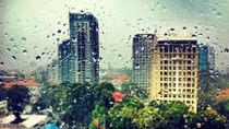 Bắc Bộ trưa chiều hửng nắng, Tây Nguyên và Nam Bộ mưa giông
