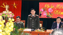 Lãnh đạo Bộ Công an kiểm tra công tác tại Công an quận Hai Bà Trưng