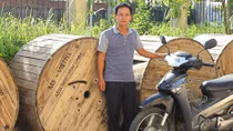 Thuê xe cẩu đi trộm 12.000m cáp quang