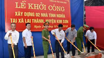 Khởi công xây dựng nhà tình nghĩa cho 2 hộ có hoàn cảnh khó khăn