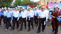 Mít tinh hưởng ứng tuần lễ quốc gia về phòng chống thiên tai