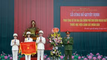 Trao tặng Cờ thi đua và Bằng khen cho tập thể, cá nhân xuất sắc tại Học viện CSND