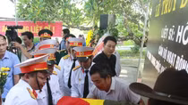 Tổ chức Lễ truy điệu và an táng hài cốt Liệt sỹ Hồng Tôn Cúc