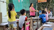 Lớp học miễn phí của cô Thanh