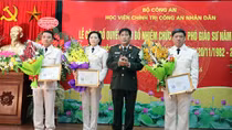 Học viện Chính trị CAND công bố quyết định bổ nhiệm chức danh Phó giáo sư