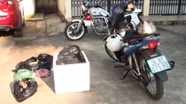 Tiêu hủy 68 kg nội tạng động vật không rõ nguồn gốc xuất xứ