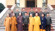 Trung ương Giáo hội Phật giáo Việt Nam thăm, chúc Tết Bộ Công an