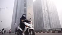 Không khí Hà Nội ô nhiễm “đỏ rực”