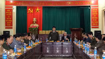 Thứ trưởng Bùi Văn Nam thăm, làm việc tại huyện Vân Hồ, Cao Phong