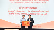 VNPT ủng hộ 10 tỷ đồng hỗ trợ 5 tỉnh miền Trung khắc phục hậu quả bão lụt