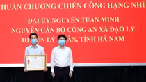 Truy tặng Huân chương Chiến công hạng Nhì cho Đại úy Nguyễn Tuấn Minh