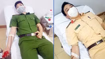 Năm chiến sĩ Công an hiến máu cứu sản phụ qua cơn nguy kịch