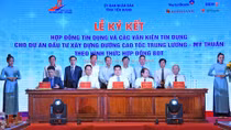 VietinBank là ngân hàng đầu mối và các ngân hàng đồng tài trợ giải ngân món vay đầu tiên vốn tín dụng dự án Trung Lương - Mỹ Thuận