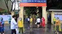 Bắc và Trung Bộ mưa to trong ngày đầu thi THPT Quốc gia