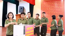 Học viện Chính trị CAND quyên góp ủng hộ đồng bào miền Trung