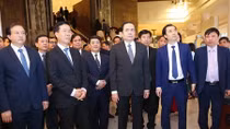Khai mạc trưng bày chuyên đề “90 năm - Ngọn cờ Đại đoàn kết toàn dân tộc”