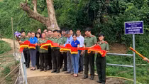 Công an tỉnh Bắc Kạn bàn giao cầu dân sinh thôn Nà Thỏa