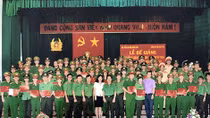 Học viện ANND bế giảng lớp cao cấp lý luận chính trị mở tại Phú Yên