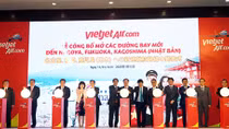 Vietjet mở thêm 5 đường bay mới tới “xứ sở mặt trời mọc”