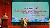 Công bố quyết định bổ nhiệm Giám đốc Công an tỉnh Lào Cai