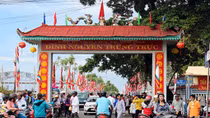 Lễ hội Nguyễn Trung Trực nói không với rác thải nhựa