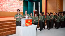 Công an Thái Bình phát động ủng hộ đồng bào miền Trung