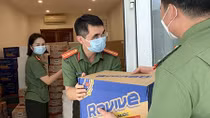Công đoàn CAND tiếp sức, hỗ trợ các lực lượng tuyến đầu chống dịch
