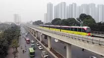 Tàu điện đường sắt Nhổn - Ga Hà Nội bắt đầu chạy thử nghiệm