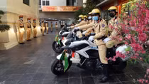 CSGT Hà Nội ra quân dịp đầu Xuân mới 