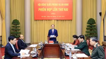 Phiên họp thứ hai Hội đồng Quốc phòng và An ninh nhiệm kỳ 2016 – 2021