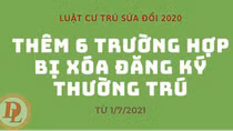 Các trường hợp xóa đăng ký thường trú từ ngày 1/7/2021