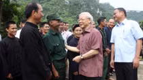 Tổng Bí thư Nguyễn Phú Trọng thăm, làm việc tại tỉnh Bắc Kạn