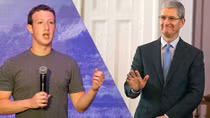 Tim Cook "nhóm lửa" khiêu khích Facebook cùng Mark Zuckerberg 