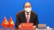 Chủ tịch nước Nguyễn Xuân Phúc điện đàm với Tổng Bí thư, Chủ tịch nước Trung Quốc Tập Cận Bình
