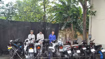 Băng trộm xe máy chuyên nghiệp sa lưới