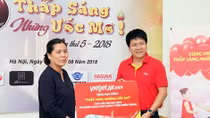 Vietjet phối hợp tổ chức chương trình “Thắp sáng những ước mơ” năm 2018