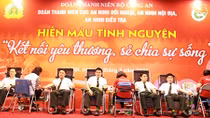 CBCS Công an tham gia chương trình hiến máu tình nguyện