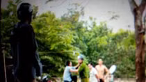 Côn đồ chém trọng thương trung tá công an