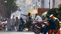 Hà Nội khử khuẩn khách sạn Metropole chống dịch COVID-19