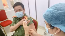 168 CBCS khối Xây dựng lực lượng CAND được tiêm vaccine phòng COVID-19